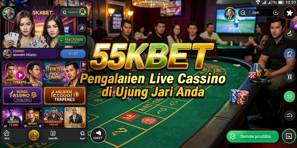 Gameplay menarik dari 55KBET dalam suasana Live Casino.