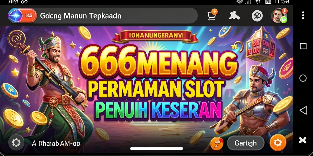 Tampilan gameplay Slot yang seru dan menarik di 666MENANG.