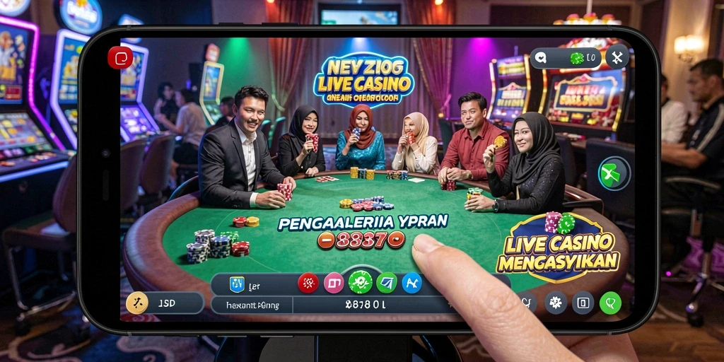 Tampilan gameplay menarik dari 8180 Live Casino saat bermain.