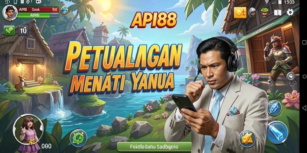 Tampilan gameplay API88 yang menarik dalam suasana petualangan.