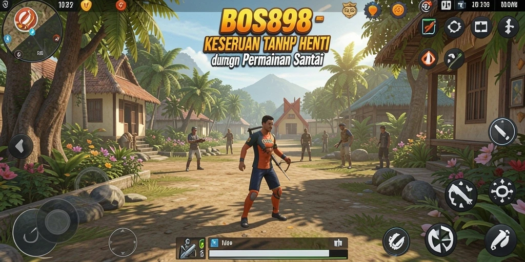 Screenshot gameplay BOS898 yang penuh warna dan menarik.