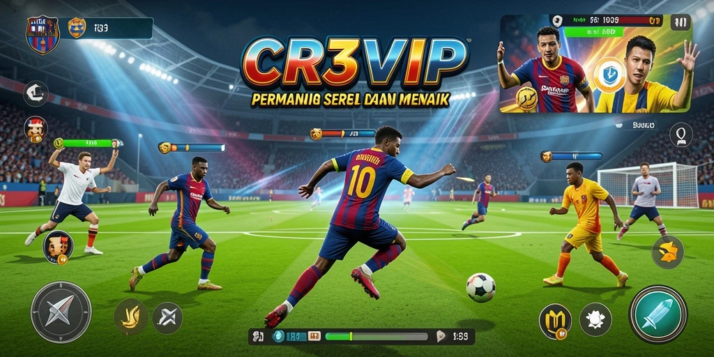 Tampilan gameplay seru dan penuh tantangan dari CR7VIP.