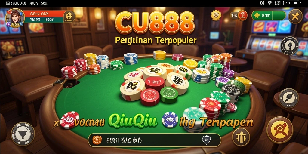Tampilan gameplay QiuQiu yang mengasyikkan di CU888.
