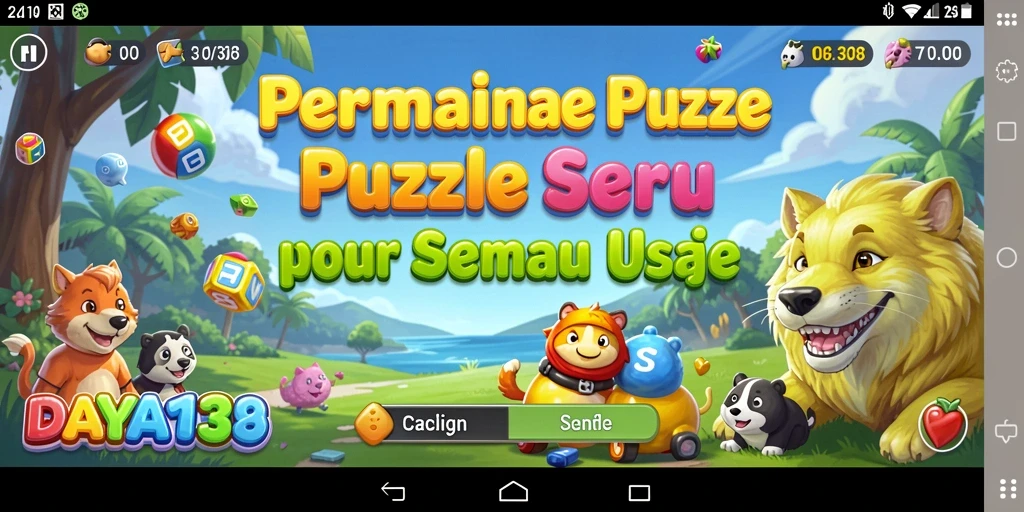 Screenshot gameplay DAYA138 menampilkan tantangan seru dalam permainan Puzzle.