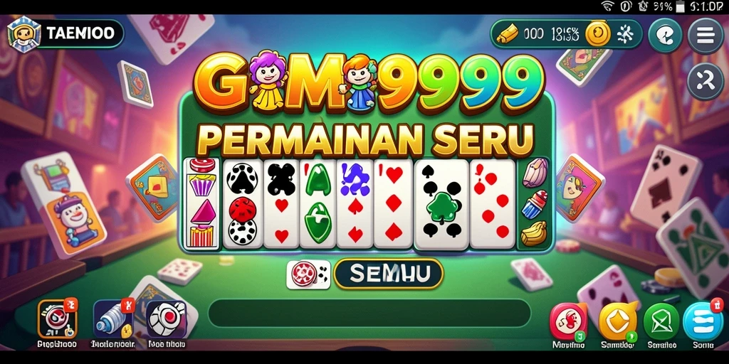 Screenshot utama GIM999 menampilkan sesi bermain Domino yang intens.