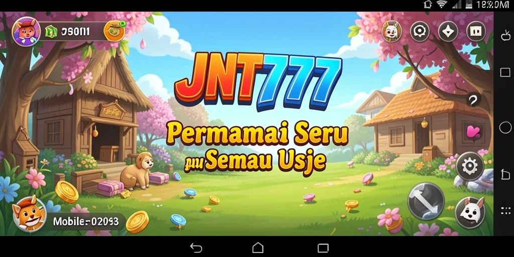 Tampilan gameplay JNT777 yang seru dan menghibur.