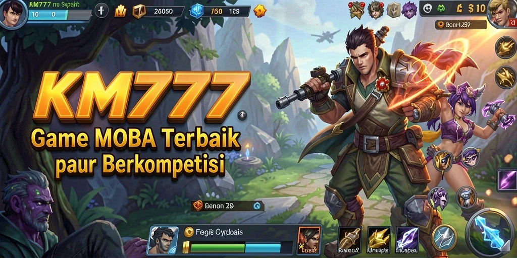 Tampilan gameplay seru dan mendebarkan di KM777.