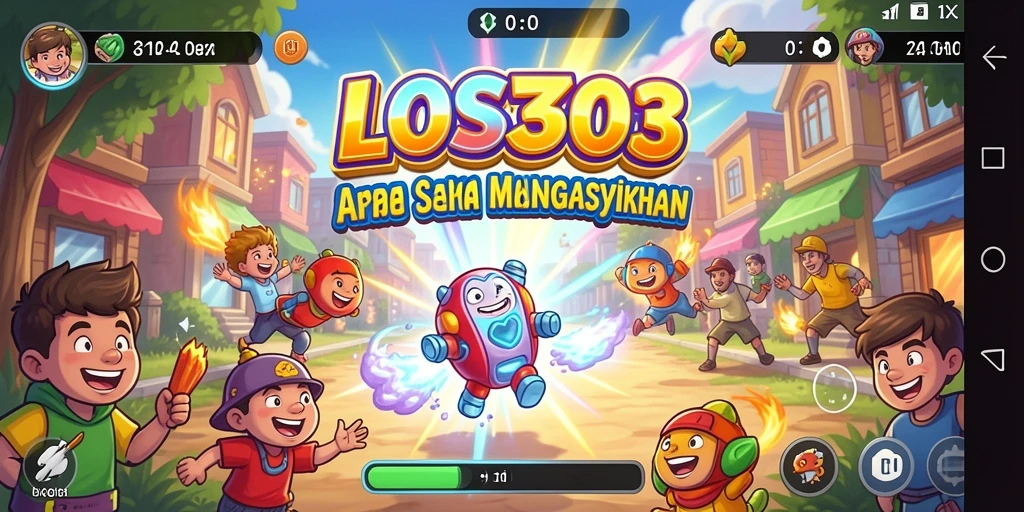 Screenshot utama LOS303 menampilkan gameplay arcade yang seru dan menantang.
