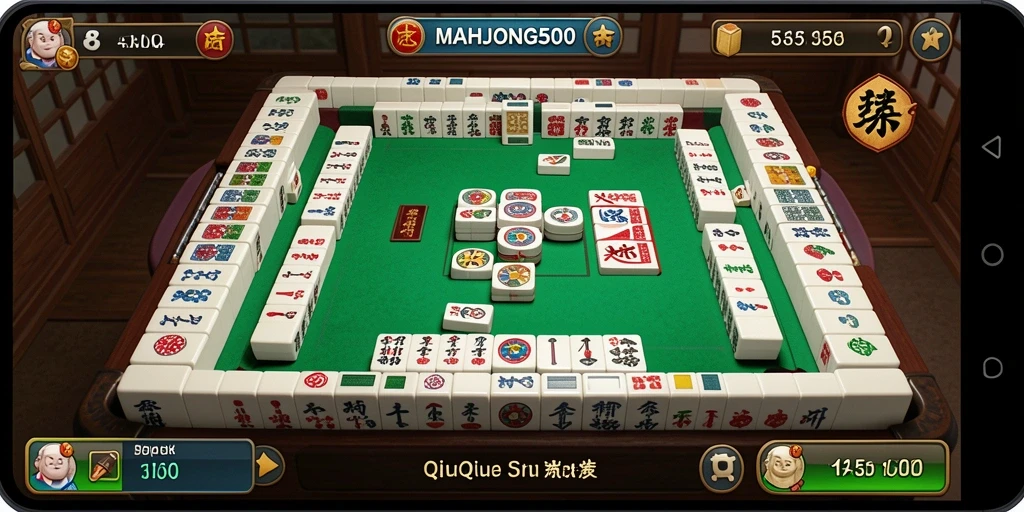 Tampilan gameplay QiuQiu yang menarik dan interaktif.