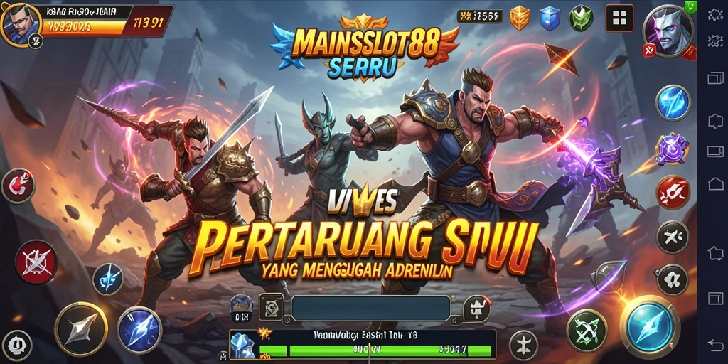 Tampilan gameplay seru dalam pertarungan mendebarkan di MAINSLOT88.
