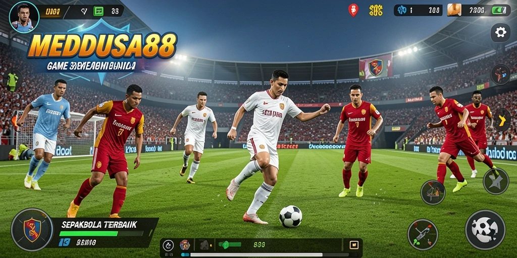 Tampilan gameplay dari MEDUSA88 yang seru dan menegangkan.