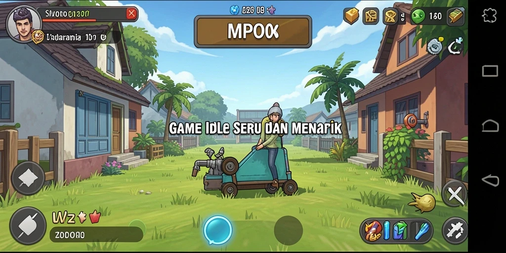 Gameplay <strong>MPO08</strong> yang menyenangkan dengan karakter-karakter unik.