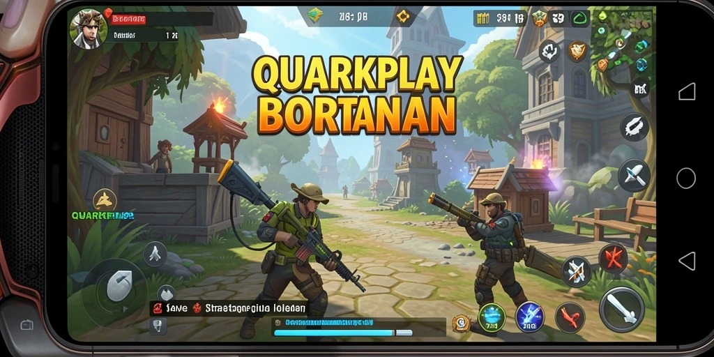 Tampilan gameplay menarik dengan aksi strategi yang intens.