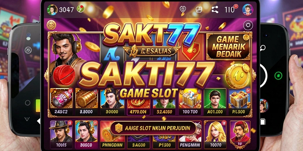 Tampilan gameplay SAKTI77 yang menarik dan penuh warna.