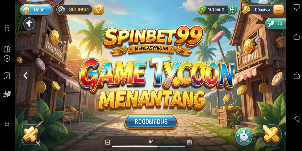 Screenshot gameplay SPINBET99 menampilkan kasino yang ramai dan beragam permainan.