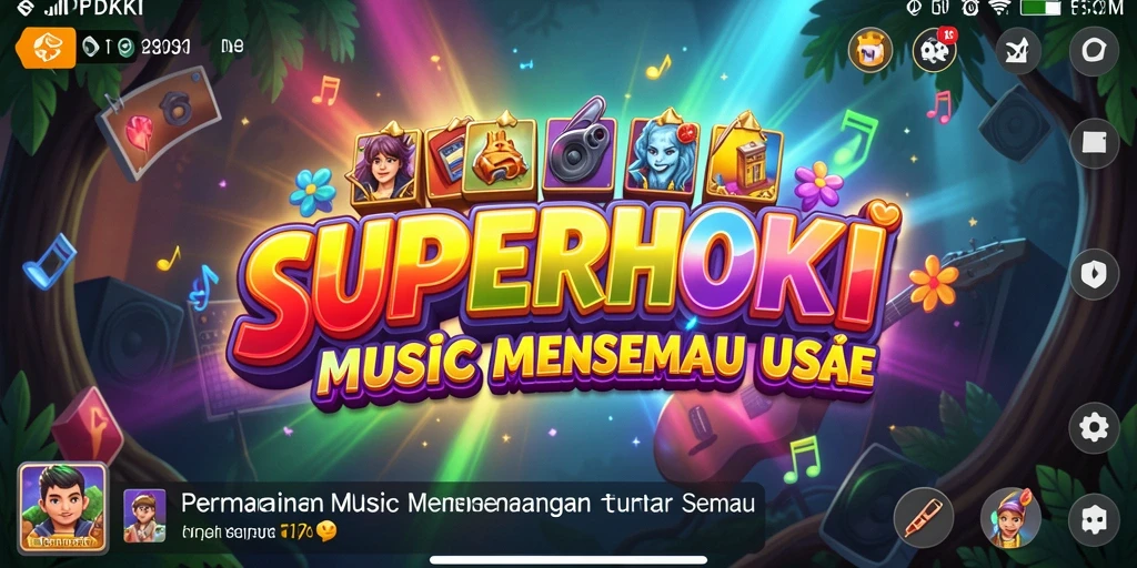 Tangkapan layar SUPERHOKI menampilkan gameplay yang seru dan interaktif.