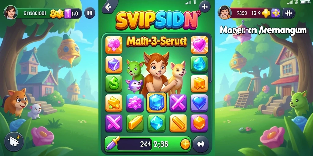 Tampilan menarik dari gameplay SVIPSIDN yang seru dan penuh warna.