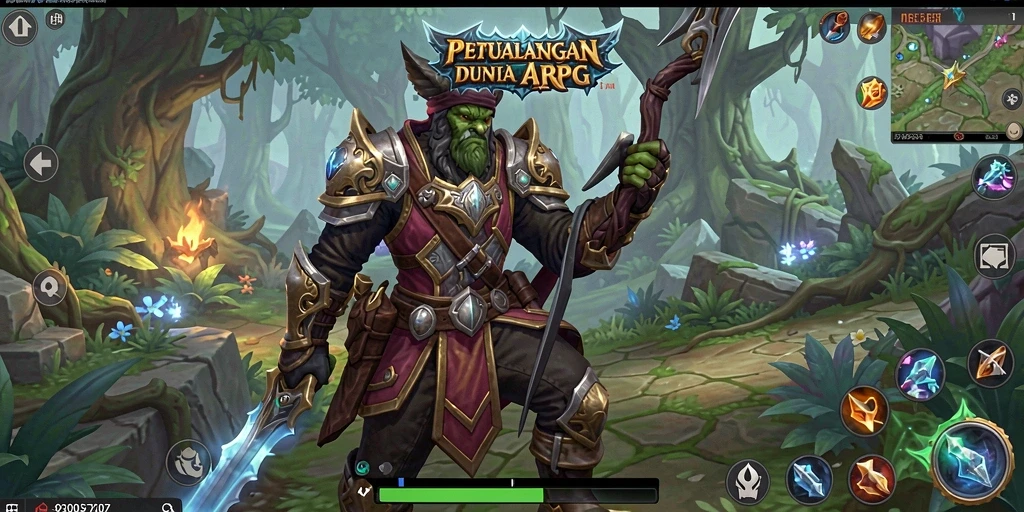 Screenshot V07 menunjukkan aksi seru dalam gameplay ARPG yang menarik.