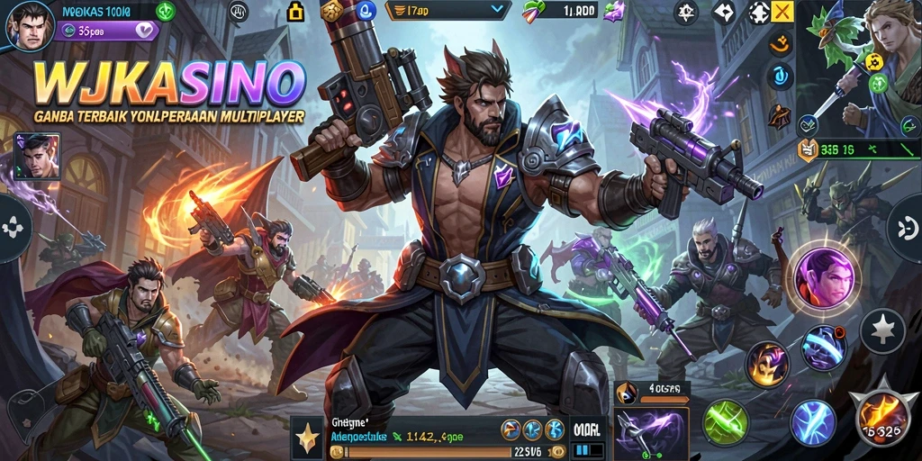 Tampilan gameplay yang intens dan strategis dalam WJKASINO.